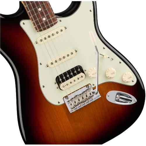 Электрогитара Fender Am Pro Strat HSS Shaw RW 3TS #4 - фото 4
