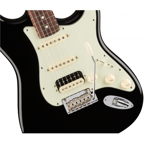 Электрогитара Fender Am Pro Strat HSS Shaw RW BK #5 - фото 5
