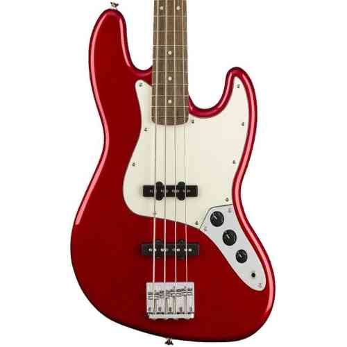 Бас-гитара Fender Squier Contemporary Jazz Bass®, Laurel Fingerboard Dark Metallic Red #1 - фото 1