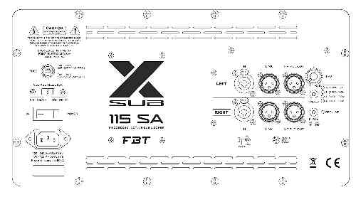 Активный сабвуфер FBT X-SUB 115SA  #3 - фото 3