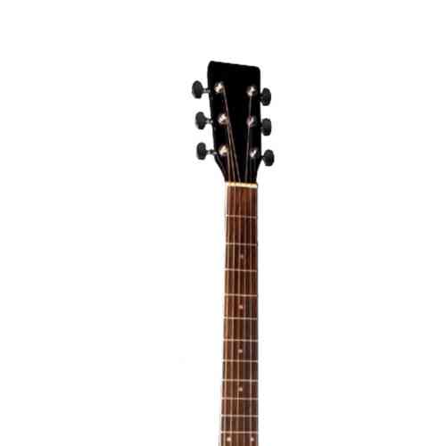 Электроакустическая гитара VGS D10 CE Dreadnought Cutaway Black #3 - фото 3