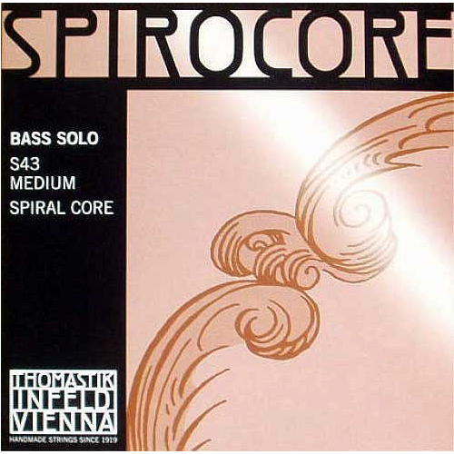 Струны для контрабаса THOMASTIK Spirocore SOLO S43 4/4  #1 - фото 1