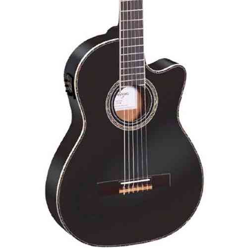Классическая гитара Ortega RCE 145 BK Family Series Pro #1 - фото 1