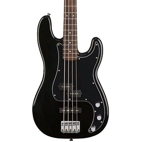 Бас-гитара Fender Squier Affinity Series Precision Bass® PJ Pack, Laurel Fingerboard Black, Gig Bag, Rumble 15 - 230V EU #1 - фото 1