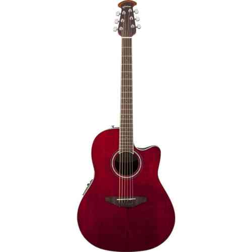 Электроакустическая гитара Ovation CS24-RR Celebrity Standard Mid Cutaway Ruby Red #2 - фото 2