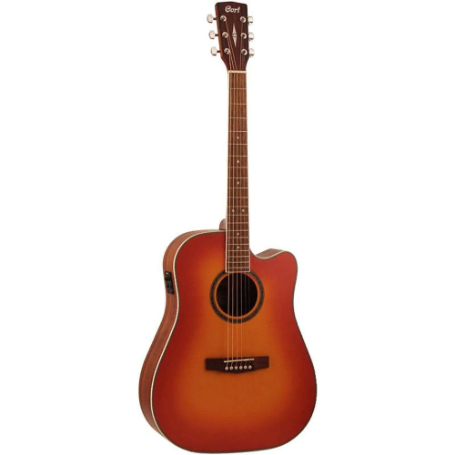 Электроакустическая гитара Cort AD890CF-LVBS Standard Series #2 - фото 2