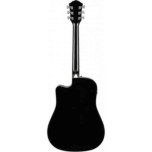 Электроакустическая гитара Fender FA-125CE Dreadnought Black #4 - фото 4