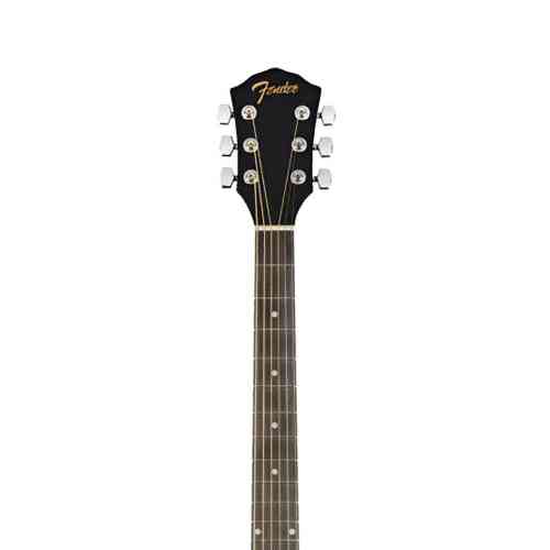 Электроакустическая гитара Fender FA-125CE Dreadnought Black #5 - фото 5