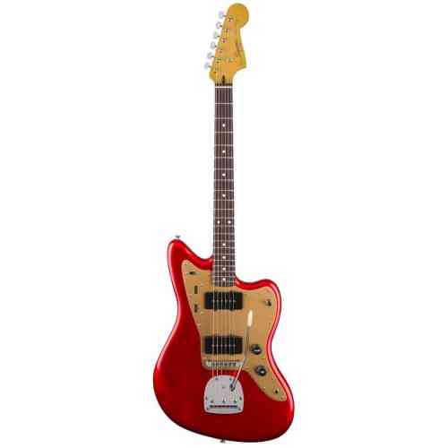 Электрогитара Fender Squier Deluxe Jazzmaster Rosewood Fingerboard Candy Apple Red #3 - фото 3
