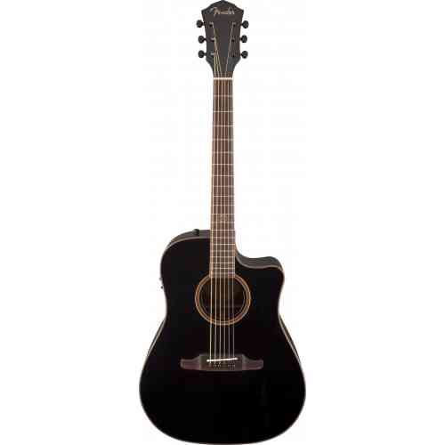 Электроакустическая гитара Fender F1020SCE DREADNOUGHT BLACK #2 - фото 2