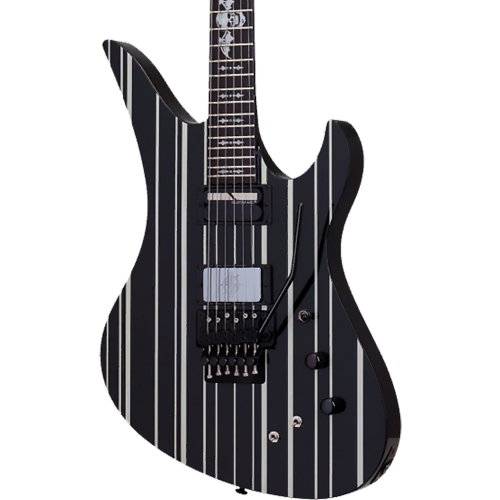 Электрогитара Schecter SYNYSTER CUSTOM-S BLK/SILVER #1 - фото 1