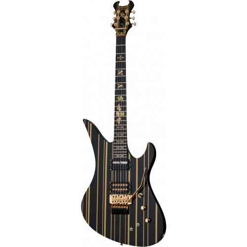 Электрогитара Schecter SYNYSTER CUSTOM-S BLK/GOLD #2 - фото 2
