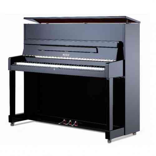 Акустическое пианино Petrof Middle P 118 M1 черное #1 - фото 1