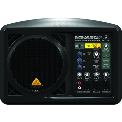 Активная акустическая система Behringer B207MP3 EUROLIVE #1 - фото 1