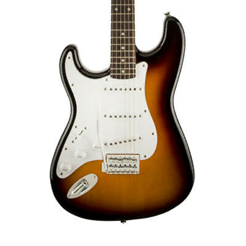 Электрогитара Fender SQUIER AFFINITY STRATOCASTER LEFT HANDED LRL BROWN SUNBURST #1 - фото 1