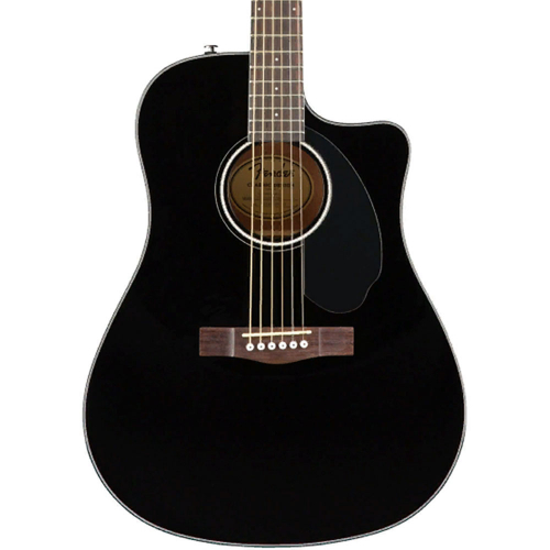 Электроакустическая гитара Fender CD-60SCE Dread Black WN #1 - фото 1