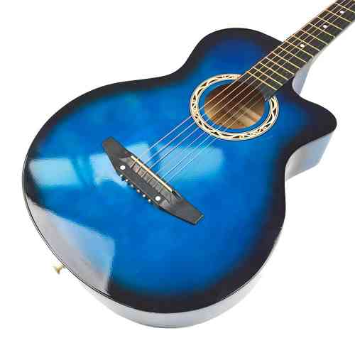 Акустическая гитара The olive tree R38 blue #6 - фото 6
