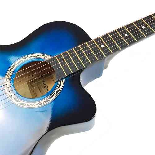Акустическая гитара The olive tree R38 blue #9 - фото 9