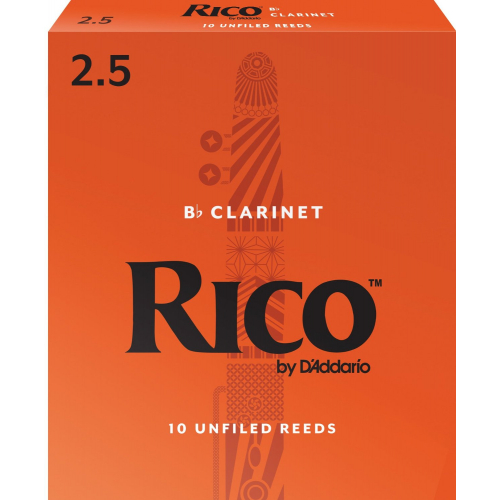 Трость для кларнета D`Addario RCA1025 RICO, BB CLAR, #2.5, 10 BX #1 - фото 1