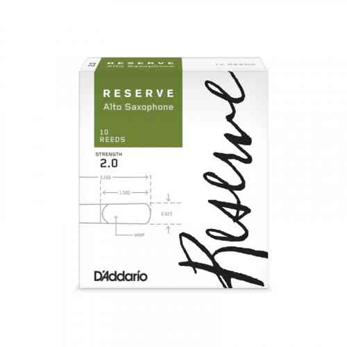 Трость для саксофона D`Addario WOODWINDS DJR1020 RESERVE ASX- 10 PACK - 2.0 #1 - фото 1