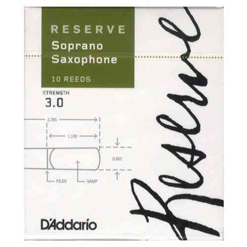 Трость для саксофона D`Addario WOODWINDS DIR1030 RESERVE SSX - 10 PACK - 3.0 #1 - фото 1