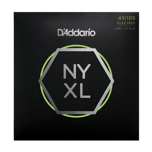 Струны для бас-гитары D`Addario NYXL45105 Bass, Light Top / Med Bottom #1 - фото 1