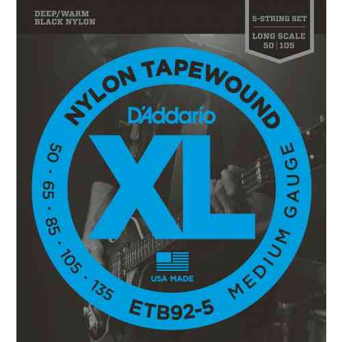 Струны для бас-гитары D`Addario ETB92-5 #2 - фото 2