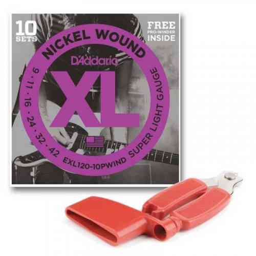 Струны для электрогитары D`Addario EXL120-10PWIND 10 #1 - фото 1