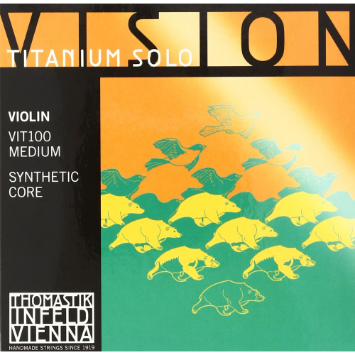 Струны для скрипки Thomastik VIT100 Vision Titanium Solo #1 - фото 1