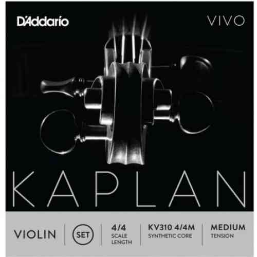 Струны для скрипки D`Addario KV310 4/4M Kaplan Vivo #1 - фото 1