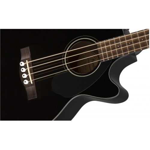 Акустическая бас-гитара Fender CB-60SCE Bass Black LR #3 - фото 3