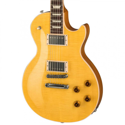 Электрогитара Gibson 2019 Les Paul Standard Trans Amber #5 - фото 5