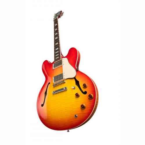 Полуакустическая электрогитара Gibson 2019 ES-335 Figured Heritage Cherry #1 - фото 1
