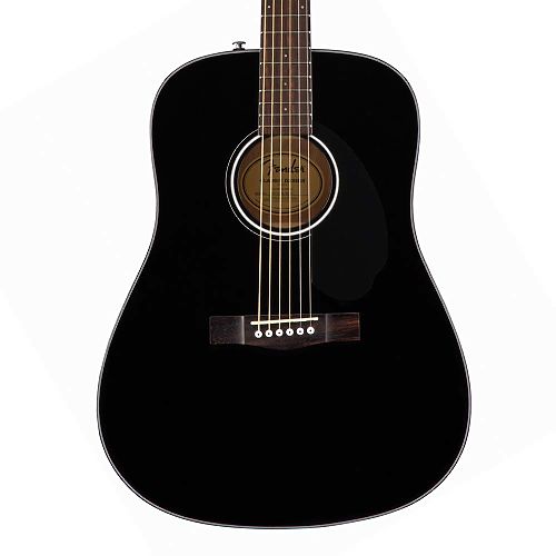 Акустическая гитара Fender CD-60S WN Black #4 - фото 4