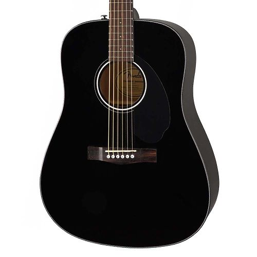 Акустическая гитара Fender CD-60S WN Black #3 - фото 3