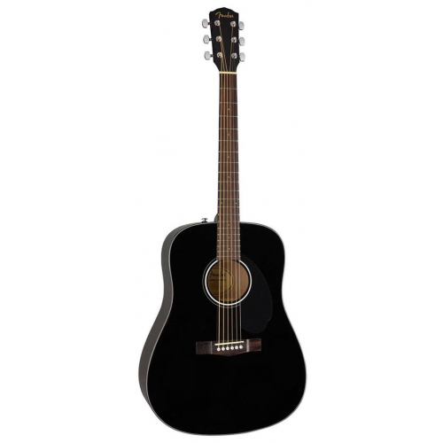 Акустическая гитара Fender CD-60S WN Black #2 - фото 2
