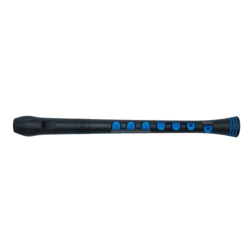 Блок-флейта Nuvo Recorder+ (немецкая система) Black/Blue #1 - фото 1