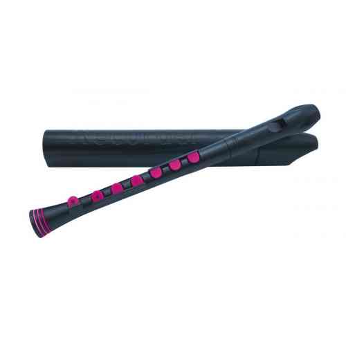 Блок-флейта Nuvo Recorder+ (немецкая система) Black/Pink #2 - фото 2