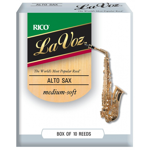 Трость для саксофона D`Addario WOODWINDS RJC10MS La Voz Alto Saxophone Reeds, MSFT, 10 BX #1 - фото 1