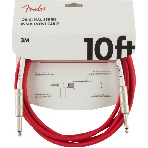 Инструментальный кабель Fender  10' OR INST CABLE FRD #1 - фото 1
