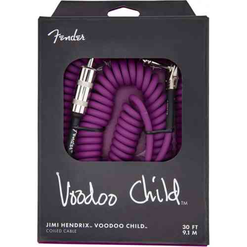Инструментальный кабель Fender HENDRIX VOODOO CHILD CABLE PURPLE #1 - фото 1