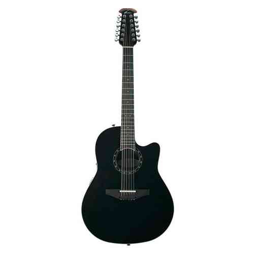 Электроакустическая гитара Ovation 2751AX-5 Standard Balladeer Cutaway 12-String BK #1 - фото 1