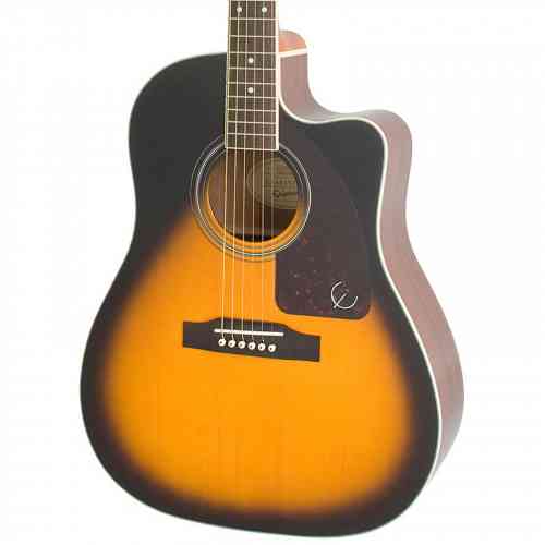 Электроакустическая гитара Epiphone AJ-220SCE Vintage Sunburst #1 - фото 1