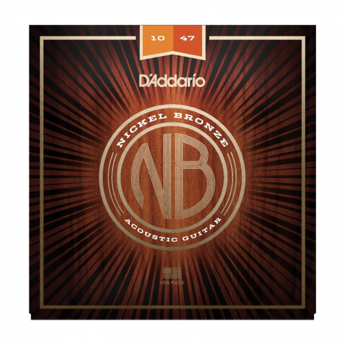 Струны для акустической гитары D`Addario NB1047 Nickel Bronze Acoustic, Extra Light #1 - фото 1