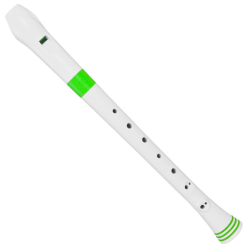 Блок-флейта Nuvo Recorder барочная система White/Green #1 - фото 1