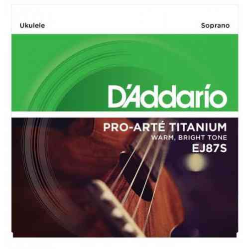 Струны для укулеле D`Addario EJ87S SET SOPRANO TITANIUM UKULELE #1 - фото 1