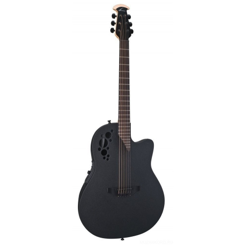 Электроакустическая гитара Ovation 1778TX-5 Elite TX Mid Cutaway Black Textured #1 - фото 1