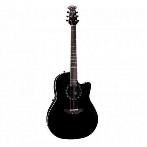 Электроакустическая гитара Ovation 2771AX-5 Standard Balladeer Deep Contour Cutaway Black #1 - фото 1