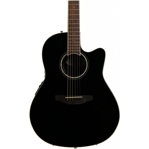 Электроакустическая гитара Ovation CS24-5 Celebrity Standard Mid Cutaway Black #1 - фото 1