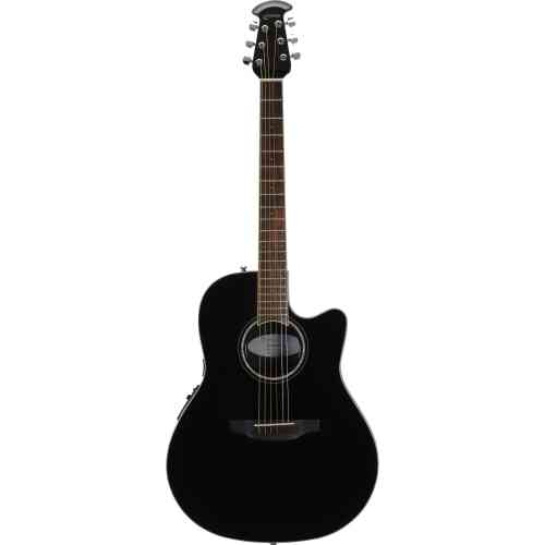Электроакустическая гитара Ovation CS24-5 Celebrity Standard Mid Cutaway Black #2 - фото 2